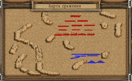 Карта для игры Завоевание Америки - Пустыня
